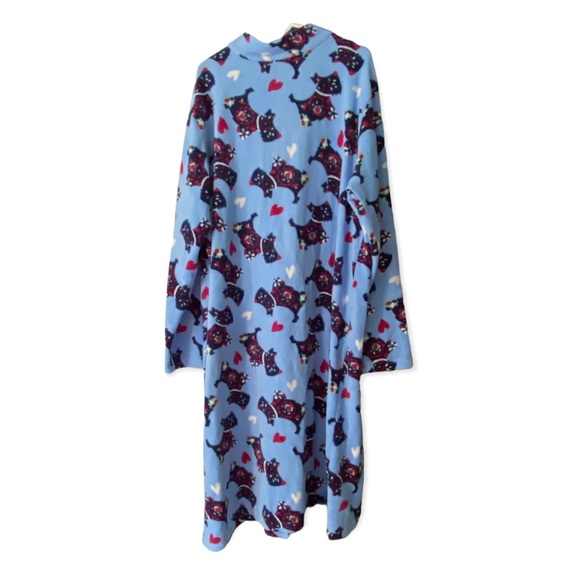 Cozee Corner Dog Print Robe Plus Size 3X Womans - Picture 2 of 8
